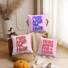 Colorful Maximalist More Amor Cushion Cover Short Plush DoubleSided Printing Home Machine Washable In Warm Winter Pillow Cover