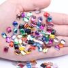 6x8mm Multicolor Flat Globe Rectangular Accessories for DIY Phone Beautification