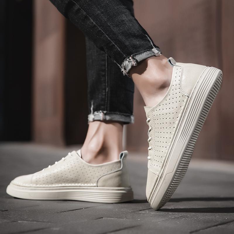 Minimalist New Men's Genuine Leather Shoes Handmade Soles High-quality Sports Shoes Office Business Oxford Shoes for Men's