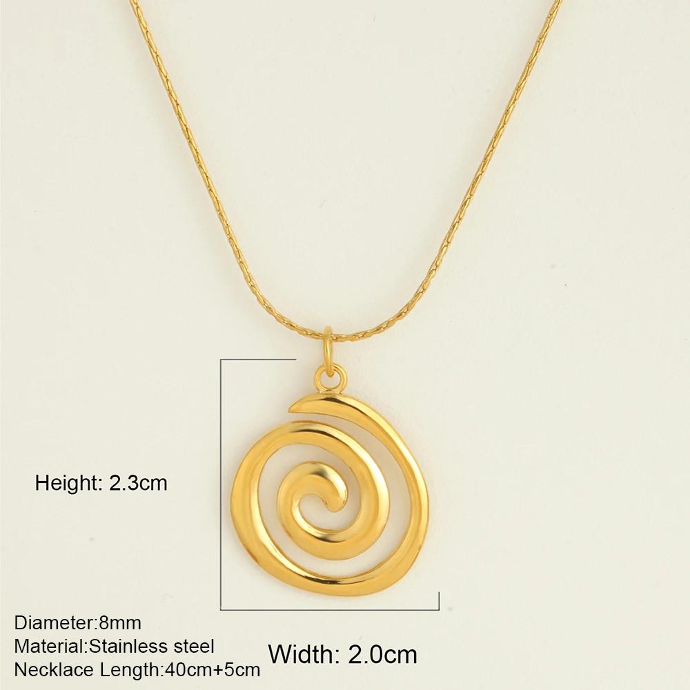 Ocean Series Guld Choker Rostfritt Stål Hänge Halsband för Kvinnor Snäcka Sjöstjärna Hängen Kvinnors Chunky Smycken Tillbehör