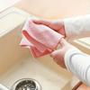 1pcs Heavy Duty Microfiber Cleaning Cloths for Kitchen Non Stick Oil Resistant Dish Drying Towels Tear Off Lazy Home Use