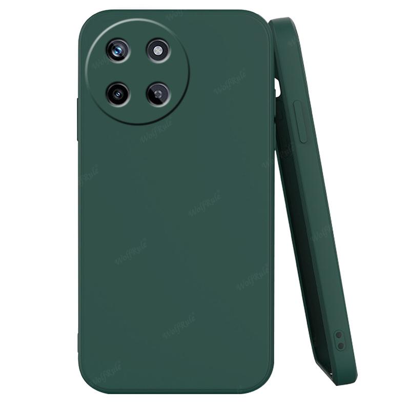 For Cover OPPO Realme 11 Case For OPPO Realme 11 Capas Phone Back Liquid Silicone Shockproof TPU Soft Cover Realme 11 4G Fundas