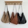 Nova bolsa tote grande capacidade camurça casual versátil bolsa de trabalho feminina retrô couro macio transversal simples bolsa de ombro