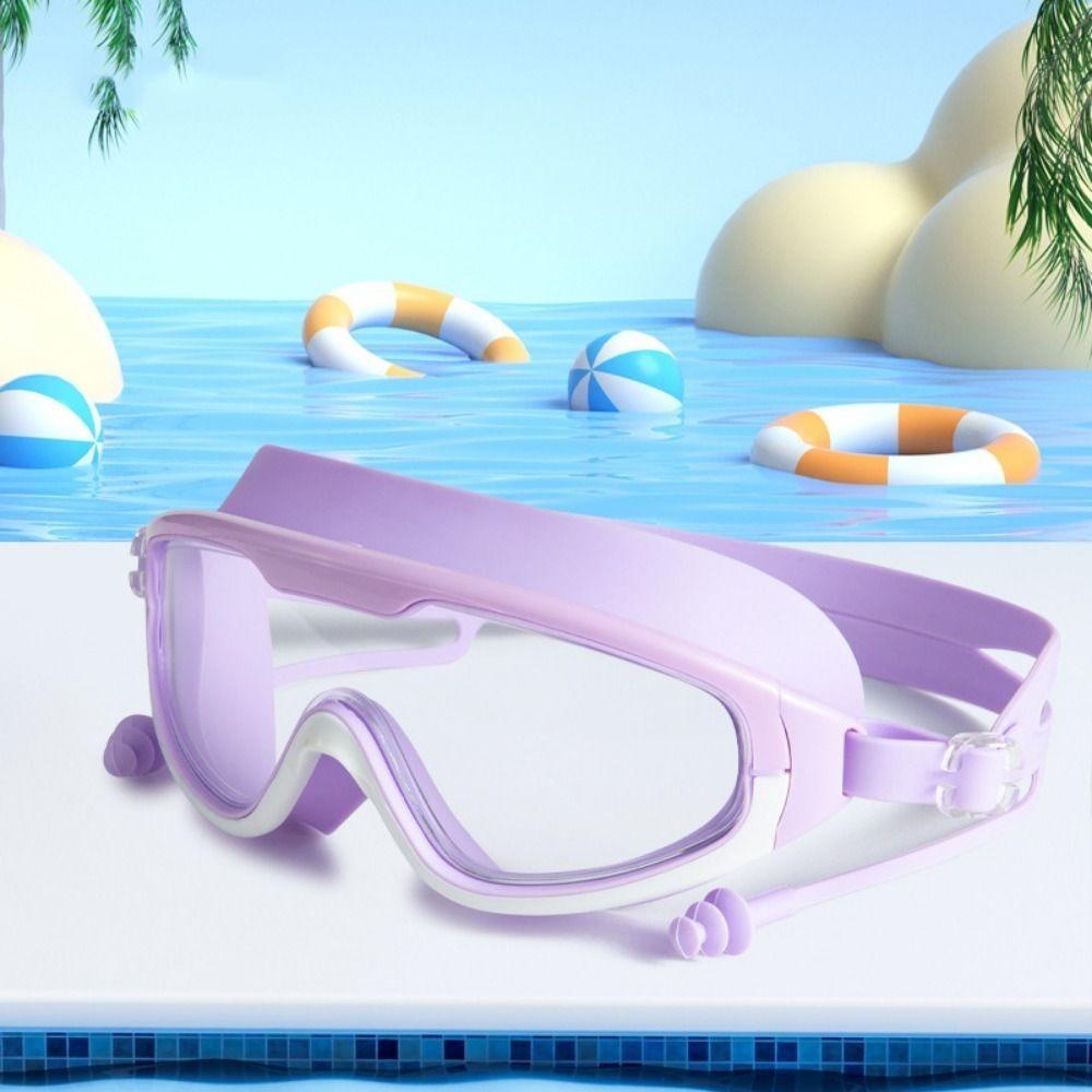 Anti Fog Swimming Goggles Big Frame Diving Eyewear Diving Swimming Eyewear Swimming Pool 6-14 Aged Style 6