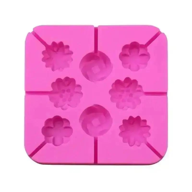 Neue Silikon-Lutscherform Schokoladen-Zuckerform Für Lutscher Keks DIY Backen Kuchen Dekorieren Lutscher-Süßigkeitenform Eis