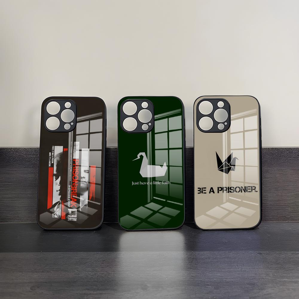 Prison Break TV Series Phone Case For 17 Pro Max IPhone 16 Pro 14 12 11 13 Mini X XR XS 15 Plus SE Glass Cover
