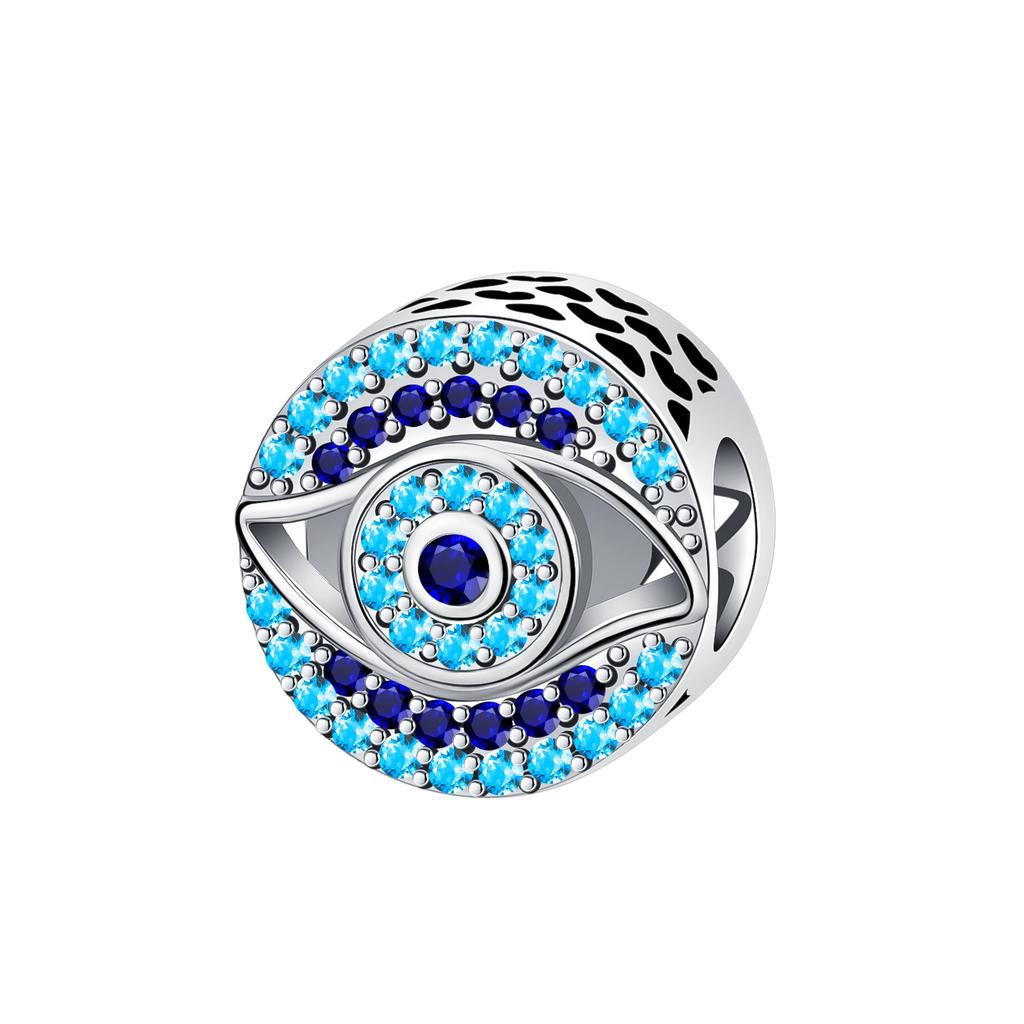 Copper Metal Devil's Eye Series Bead Components Egypt Pharaoh Dangle Charm Bead Component Compatible With Authentic Original Bracelet High Quality