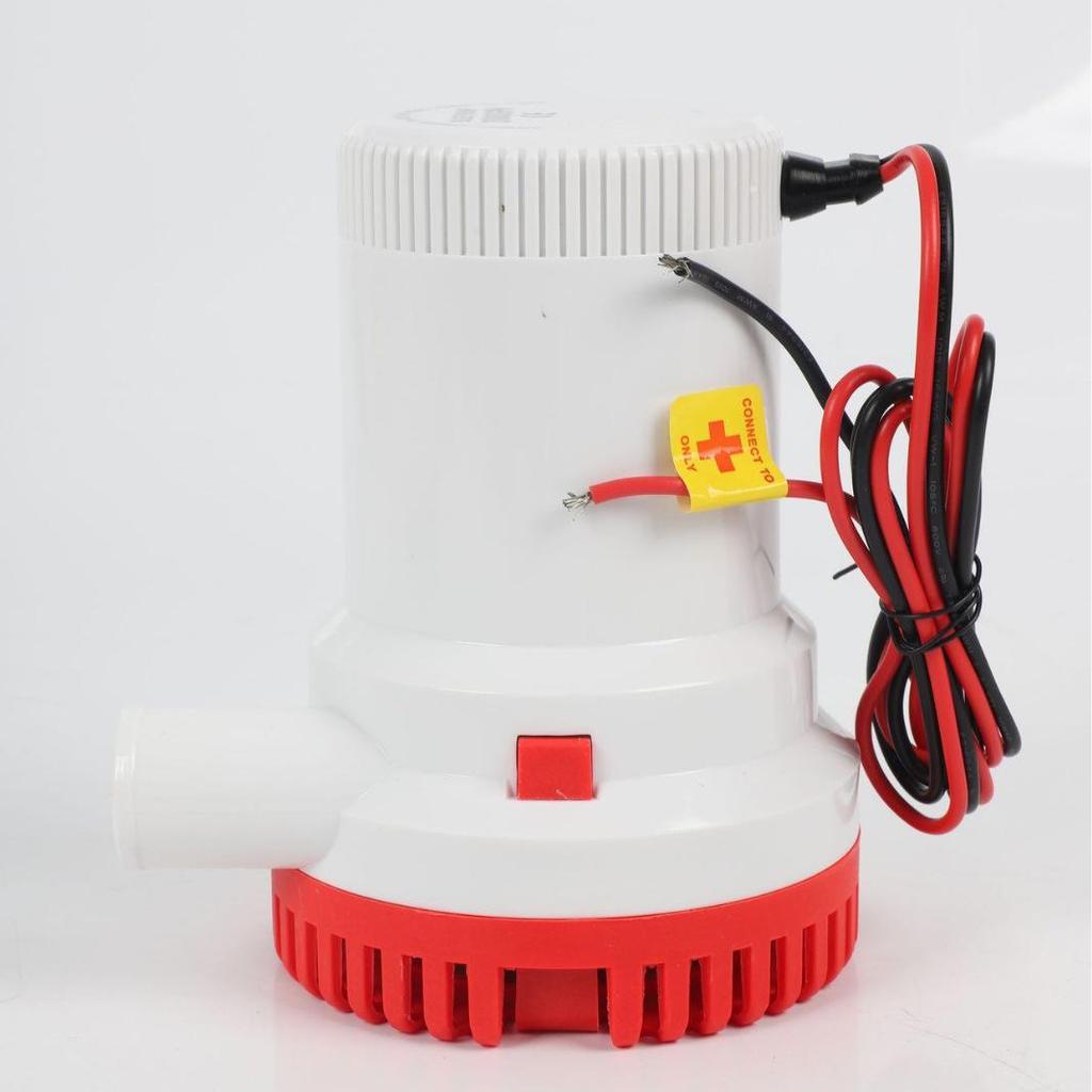 Bomba de Achique Sumergible 1500/2000 GPH 12V/24V CC para Drenaje de Yates