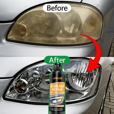 Headlight Restoration Paste - Transparent, Bright Headlight Restoration Liquid To Prevent Yellowing and Oxidation