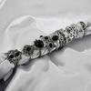 Ring Set Silver Jewelry Gift Retro Punk Boho 02 11 Pcs