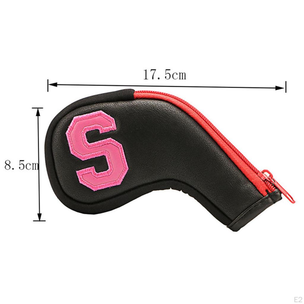 10PCS Golf Iron covers for head Hybrid Club Caps Sleeves