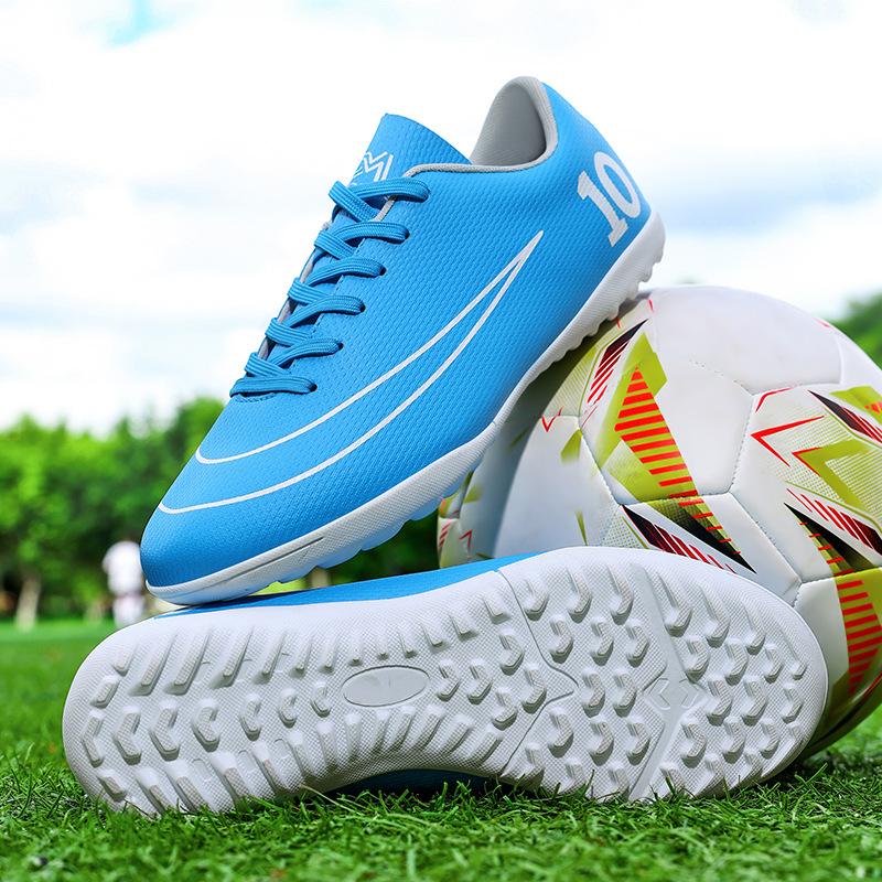 

Large size football shoes children s artificial grass training shoes spikes youth student competition sports shoes 46