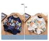 2024 Spring/Autumn Boys' Thin Pullover Sweatshirt - Cool Base Layer for Medium/Large Kids