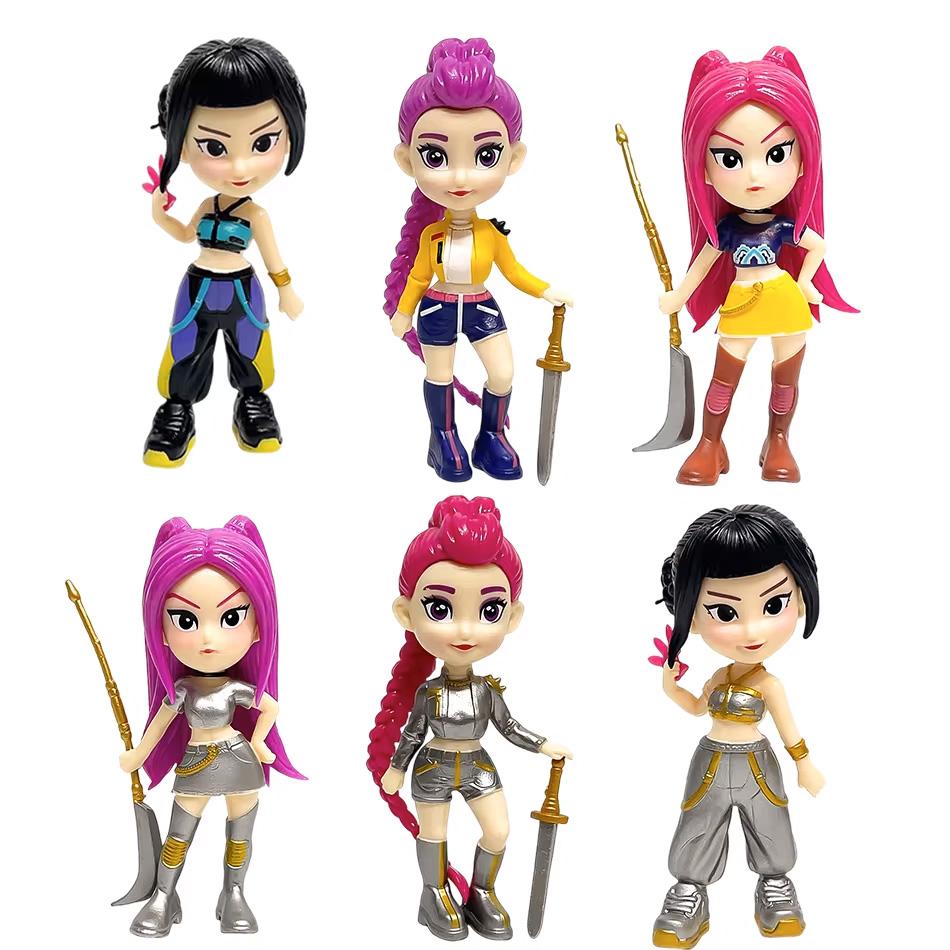 NEW Kpop Devil Hunter Rumi Zoe Mira anime polyvinyl chloride character collection desktop trinkets Childrensadult New Yeargift