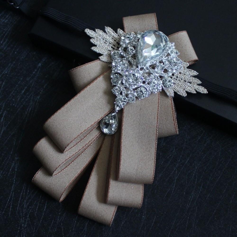 British Style Gentleman's Bow Tie Solid Color Men's Suit Accessory  Bridegroom