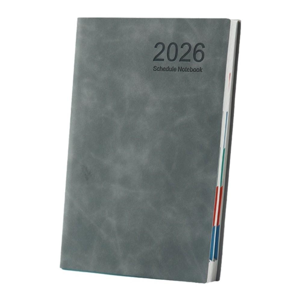 PU Leather Cover Agenda Notebook A5 Weekly Monthly Schedule Book  Conference
