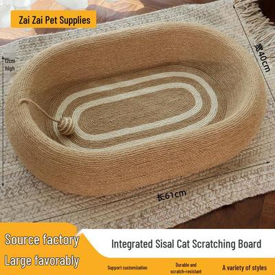 Durable Scratch-Resistant Cat Scratching Board & Claw Sharpening Sisal Bed