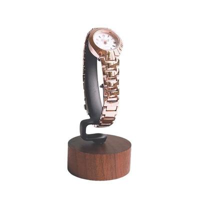 1Pcs Wooden C-Shaped Watch Holder Jewelry Organizer Display Stand For Bracelet Ring Earring Watch Display Solidwood Watch Stand