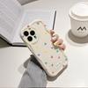 Summer New Ins Wind Color Butterfly Mobile Phone Case Apple 16Pro Wavy Silicone Soft Case iPhone12pm