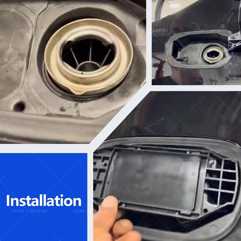 For 2015- W205 Mercedes-Benz C300 C400 C450 AMG Exterior Fuel Tank Cap Cover Assembly 2056304404 2057570106