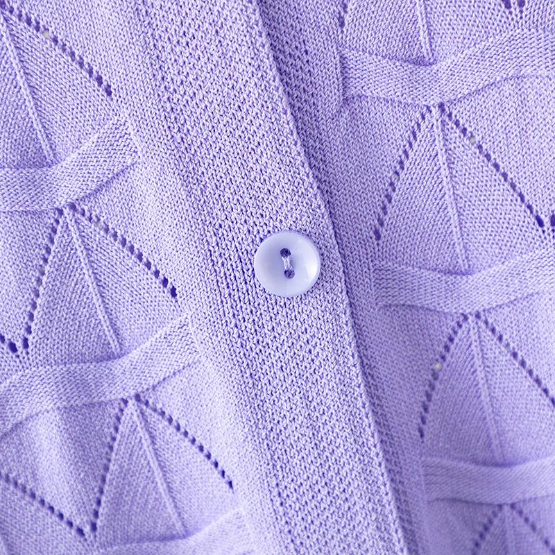 Cardigan de damă cu mânecă lungă din viscoză, culoare uni, cu nasturi, cu decolteu în V, pulover, cu scobitură, Topuri, subțire, din mătase de gheață, bluze din șifon, cămăși, tricot respirabil