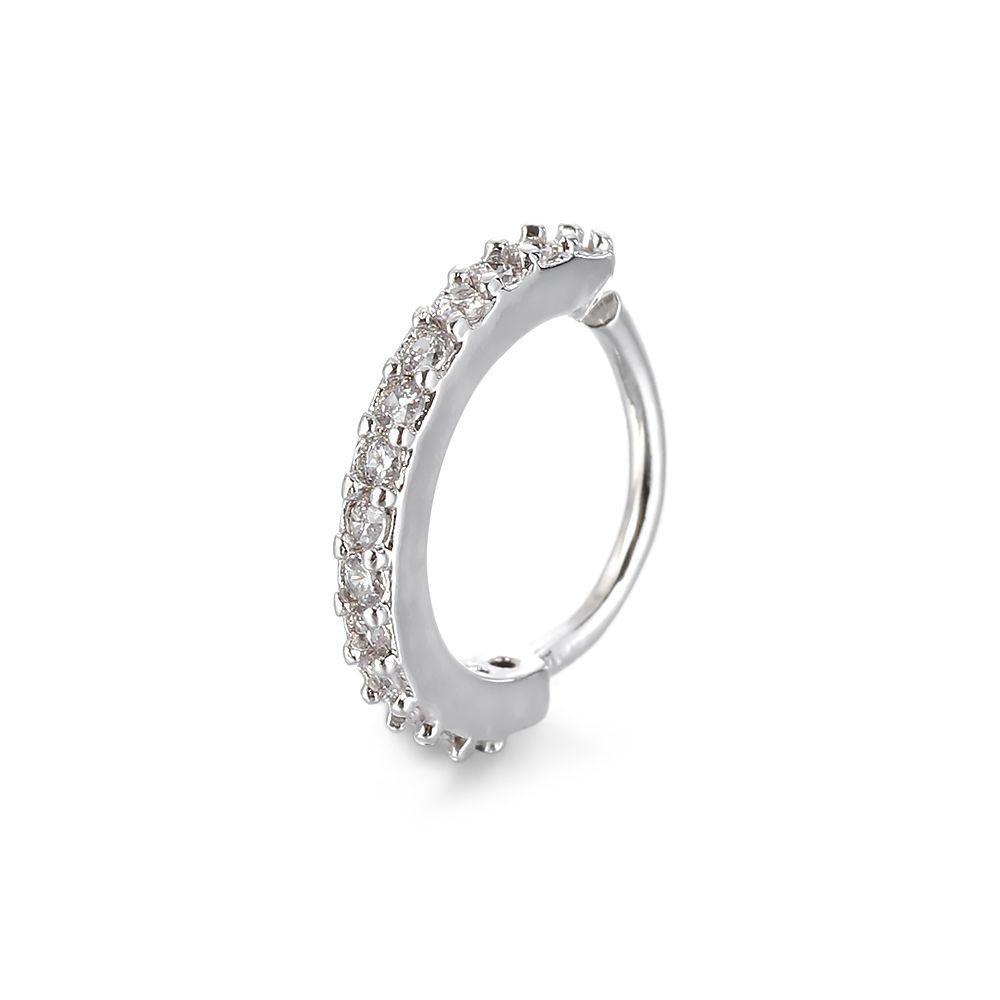 Fashion Body Piercing Jewelry Women Cartilage Helix Tragus Earrings Rhinestone Ear Studs