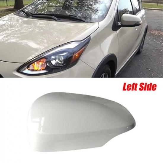 Left Driver Side Door Wing Mirror Cover Caps For Toyota Prius C 2012-2018 New