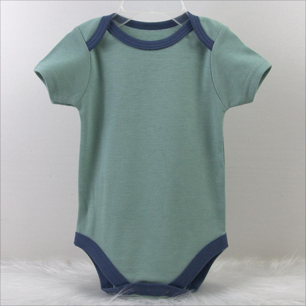 Nieuwgeboren Katoenen Driehoek Baby Bodysuits om te Kruipen