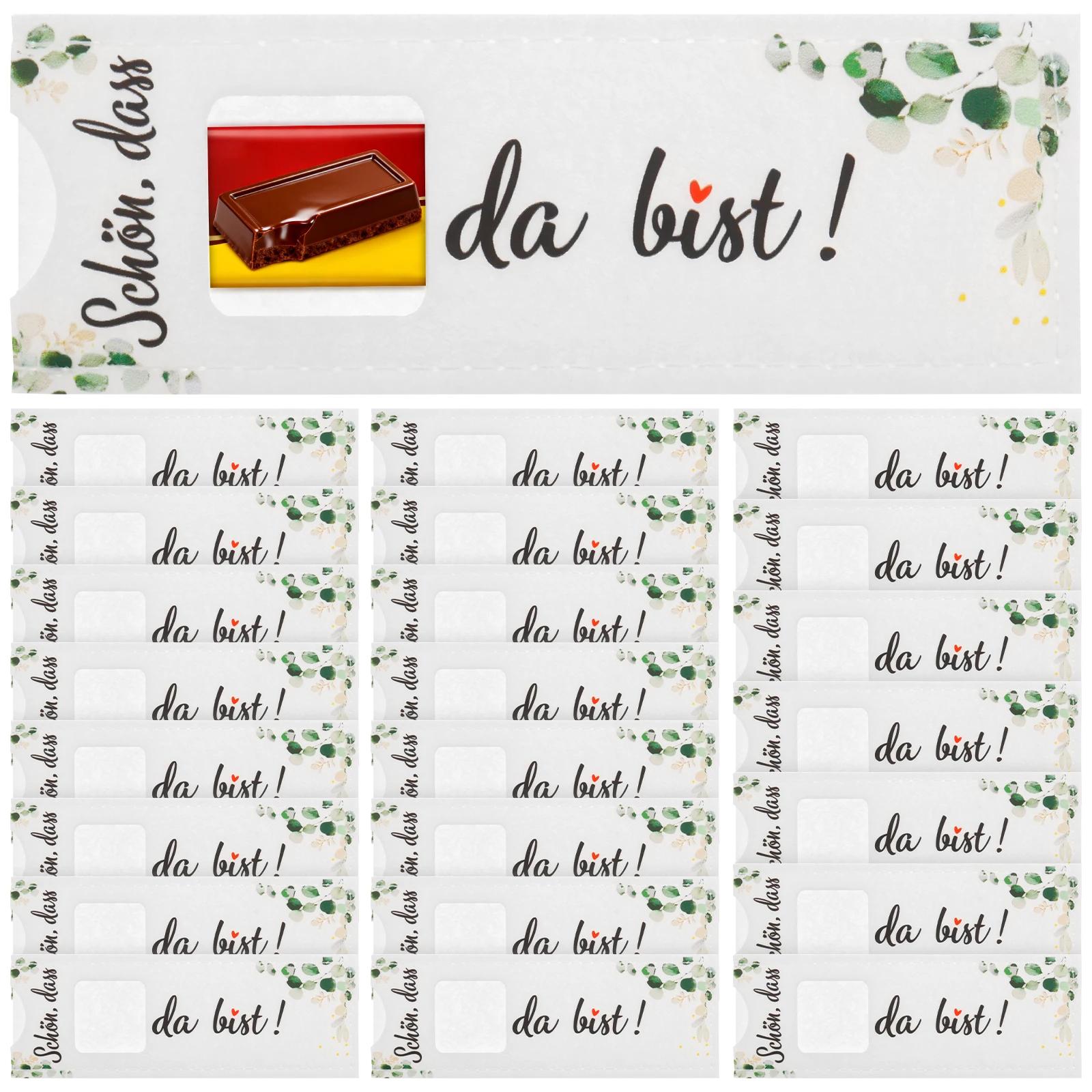 

24Pcs Felt Gift Bags Schön dass du da bist Chocolate Packaging Present Candy Bag Kids Birthday Party Anniversary Decor 14 x 5cm