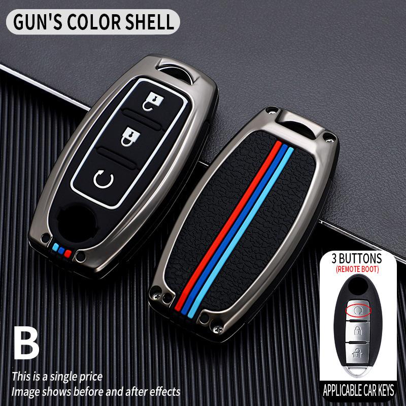 Applicable To The 14th Generation Xuanyi Key Set 2023 Teana Qashqai Qijun Jinke Tuda Car Case Buckle