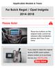 9.7inch Android 14 Car Radio Player for Opel Insignia Buick Regal 2014 - 2018 Carplay Auto Car Multimedia Stereo 7862 GPS