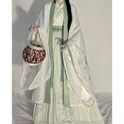 Chinese Original Hanfu  Daily Suit of Wei and Jin Dynasties Style