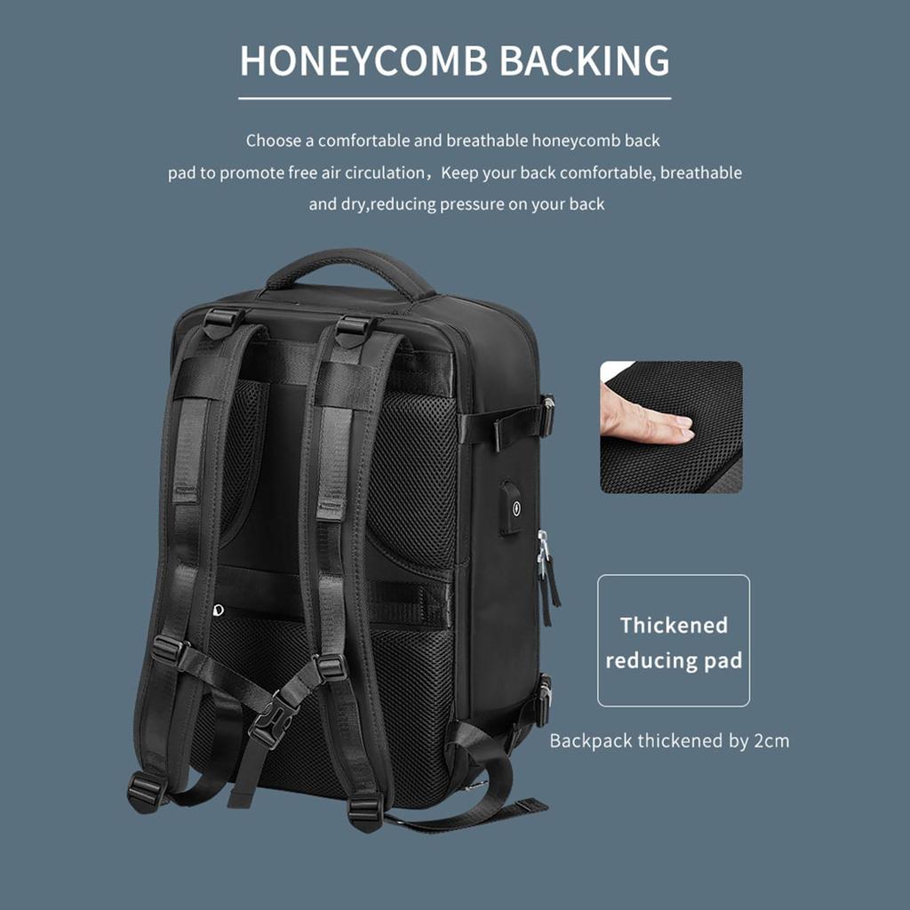 Large Travel Backpack Casual Carry On for Hiking Overnight Business