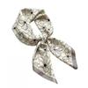 Simple temperament Spring and summer female imitation silk scarf versatile Korean version casual small square scarf neck protection decorative scarf