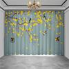 Chinese Troditional Culture Bird Flower Window Curtains In Kids Bedroom Living Room Hall Treatments Kitchen Decor Drapes Blinds