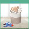Cotton Rope Woven Dirty Clothes Basket With Handles For Laundry Room And Home Use