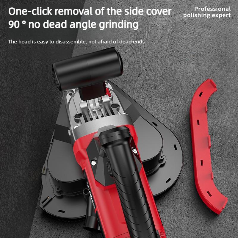 Self Vacuum Polishing Wall Machine Concrete Electric Coarse Planer Road Grinding Machine Old Wall Renovation Scraping Wall Device