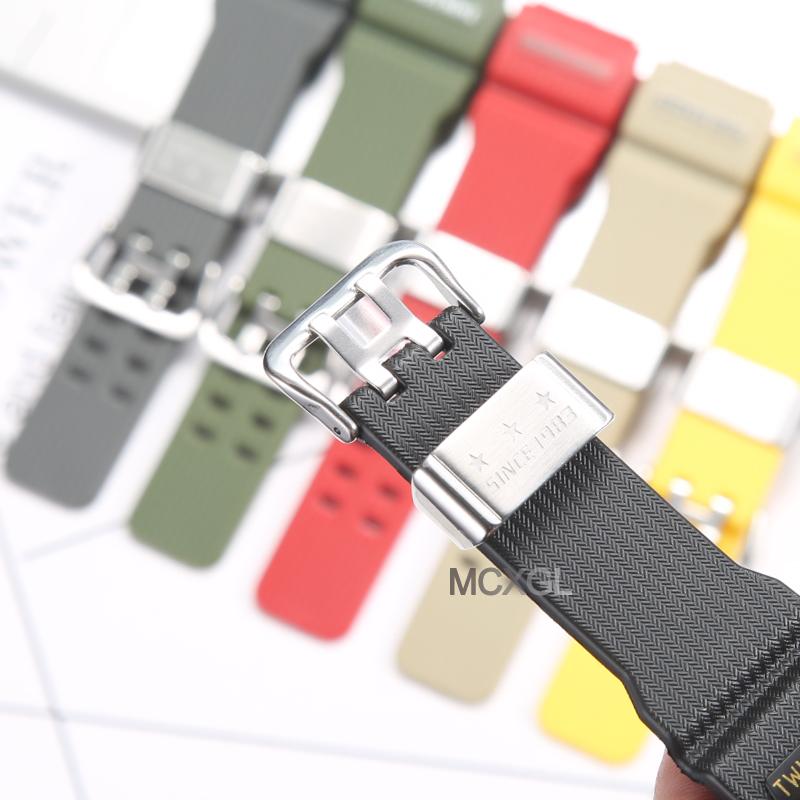 Natural Resin Replacement Watch Strap Suitable for Casio G-Shock Master G Mudmaster GG-1000 GWG-100 GSG-100 Sport Watch Bracelet
