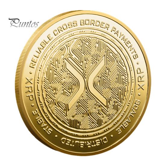 

Монета XRP Пам’ятна монета Символ фінансової інновації Монета XRP Ethereum, що виділяє провідні цифрові монети, Подарунок для ентузіастів Навчальний 1pc золотистий