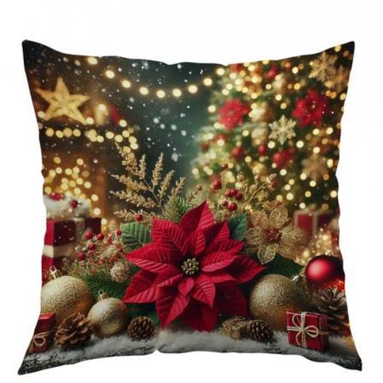 Kissenbezug Polyester Kissenbezug Sofa Dekokissenbezug Nordisch Schlicht Modern Weihnachten Feiertag