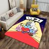 "BT21 Cartoon Characters Red Carpet Rug for Living Room Decor" Suitable for Use As an Anti-slip for Living Room Bedroom Sofas