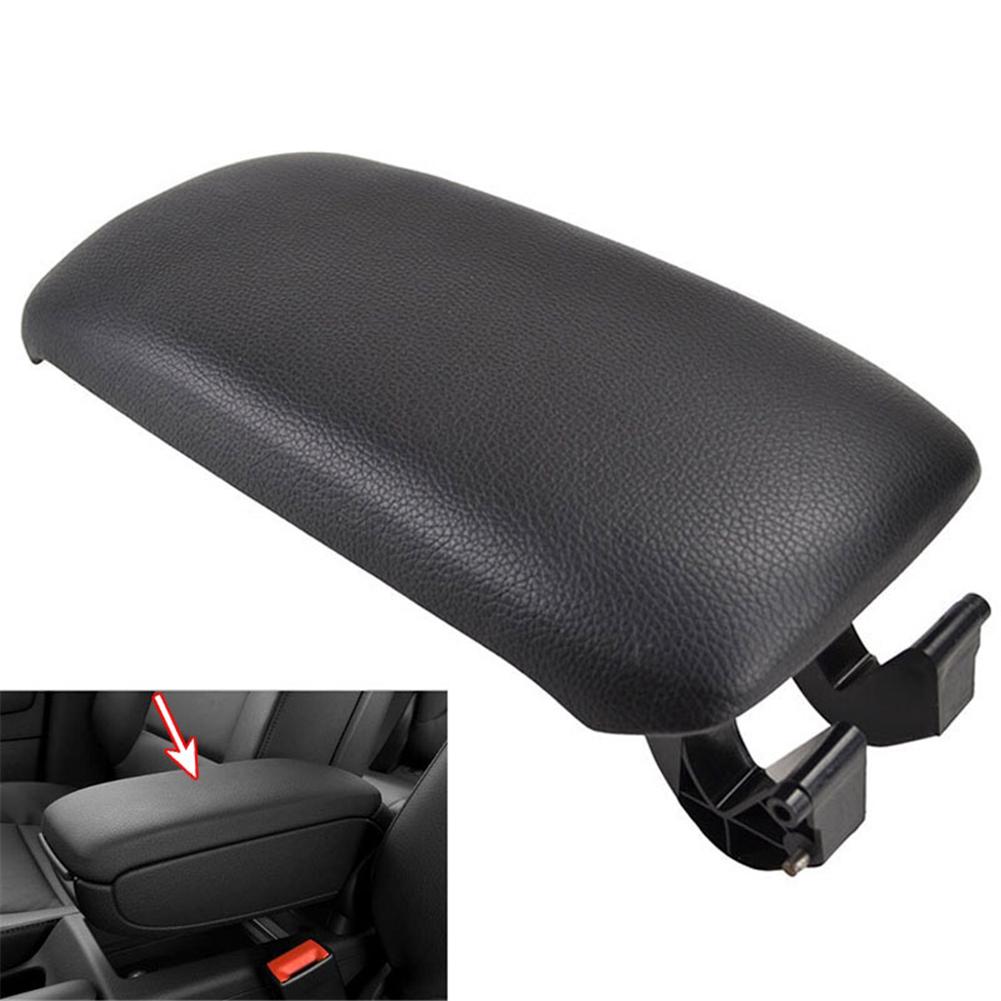 Schwarz Auto PU Mittelkonsole Armlehne Deckel für Audi A3 8P A5 2003 2013