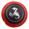 4PCS OD 133 MM Sport Rim Cap Car Emotion Equip Scorpion Wheel Covers Wheel Center Sturdy Cap Wheel Cover Hubcap for Fiat 500