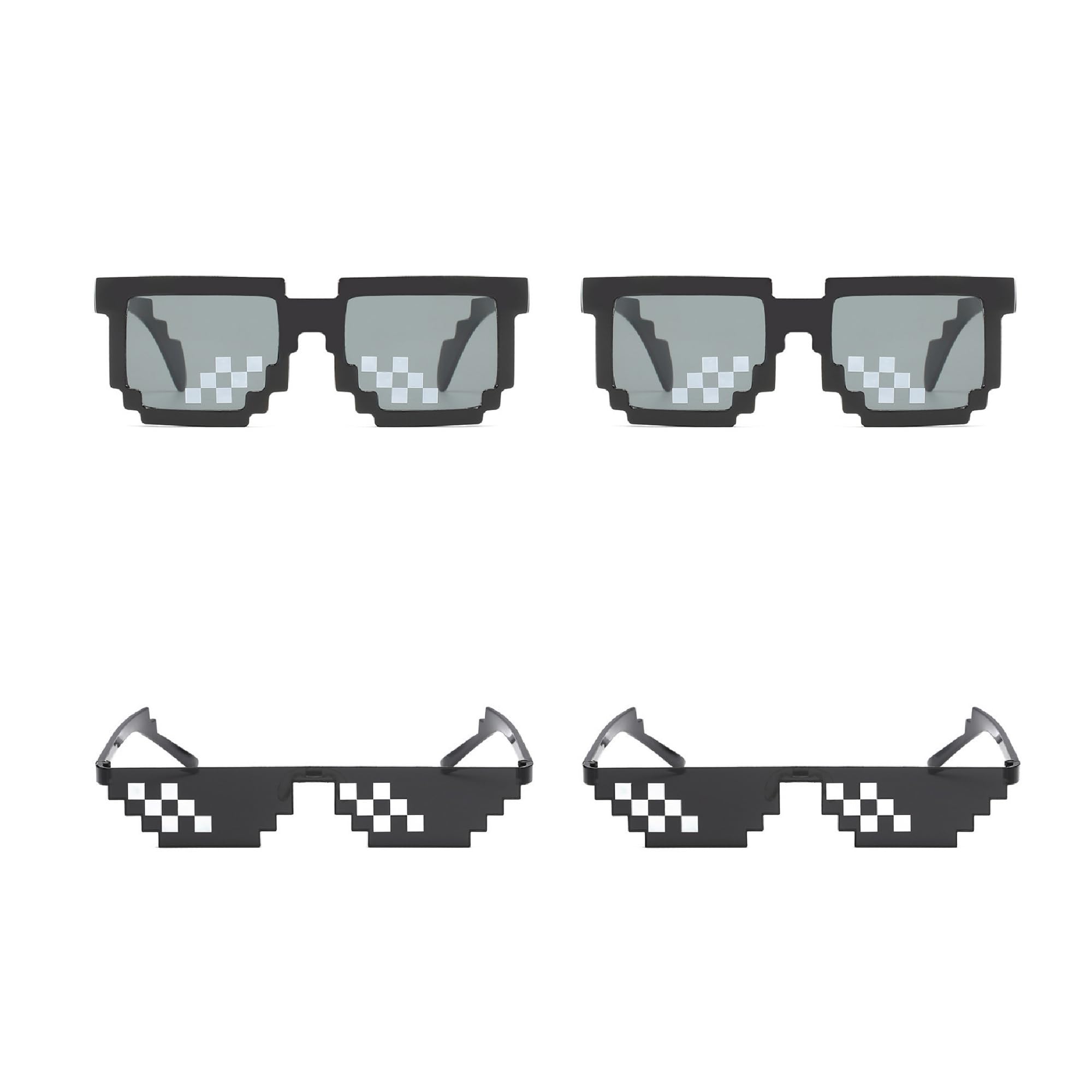 [HAPPY SUGAR] Mosaic Sunglasses, Dot Sunglasses, Party Glasses, Unique Eyewear, Stylish, Funny, Gift, Party Glasses, Novelty Item