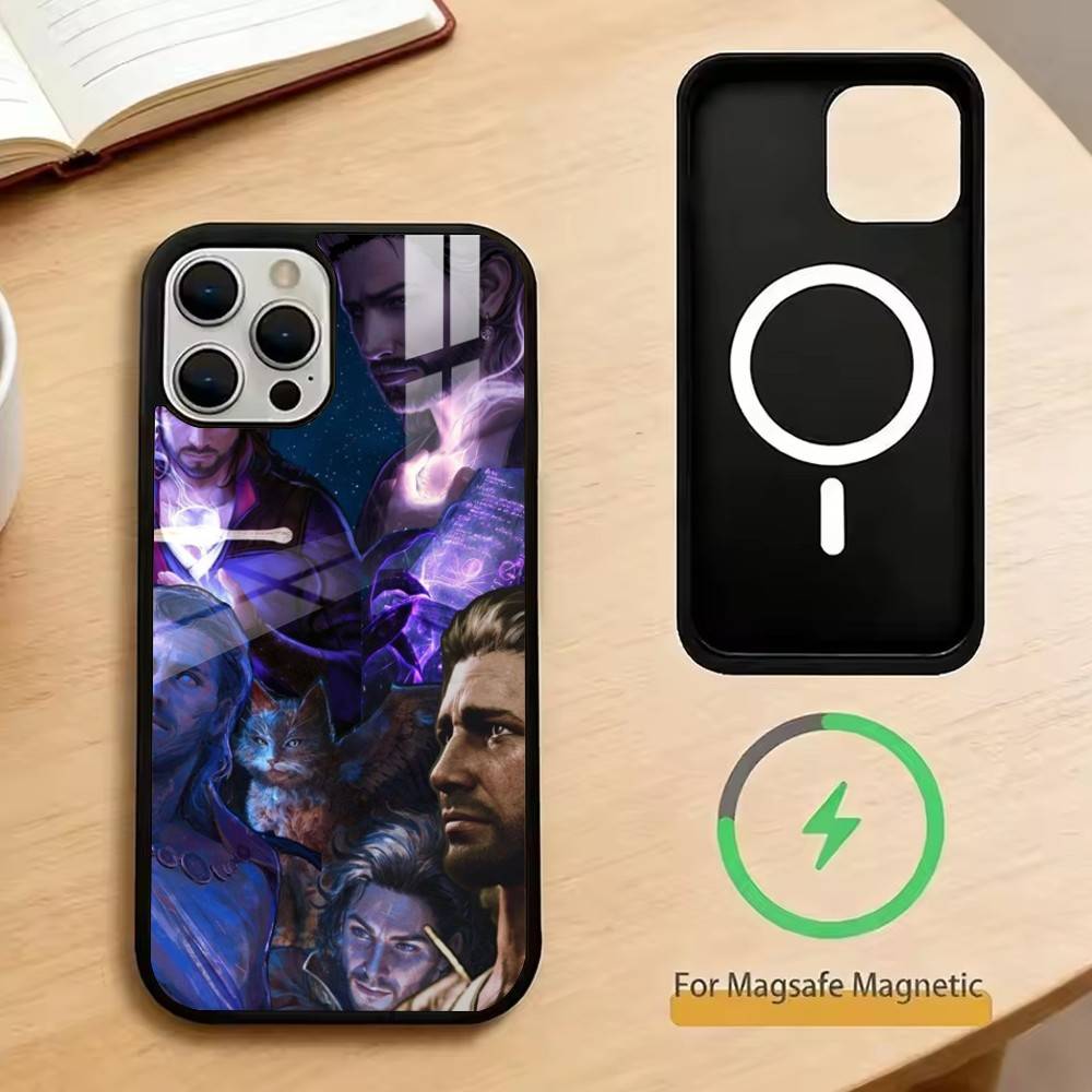 

Baldur s Gate Phone Case For iPhone17,16,15,14,13,12,11 Plus,Pro Magnetic For Magsafe Wireless Charging iPhone11PROMAX