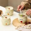 Zhishi Ceramic Stew Pot with Lid, 2-Pack