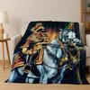 African Ethiopian Nationality Flannel Blanket Soft Warm Blanket for Home Bedroom Office Travel Camping Picnic Gift To Friend