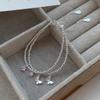 S999 Sterling Silver Butterfly Star Bracelet - Light Luxury Korean-Style Jewelry for Girls