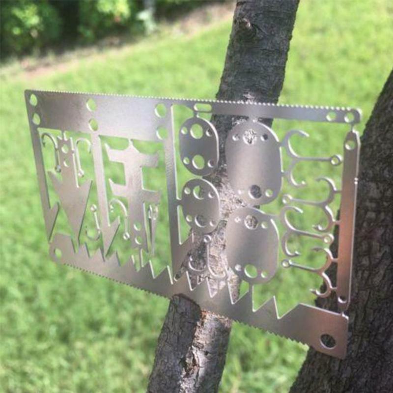 Survival Tool Card 22 In 1 Survival Cardmulti Purpose Survival Multi Tools Tools Stainless Ste