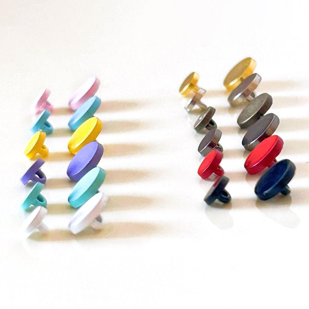 20pcs Metal Ultra-small Buckle 4mm Doll Shoes Buckles Doll Coat Buckle DIY Doll Clothes Accessories